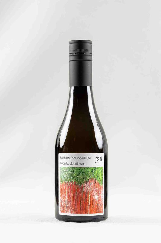 rhabarber. holunderblüte.